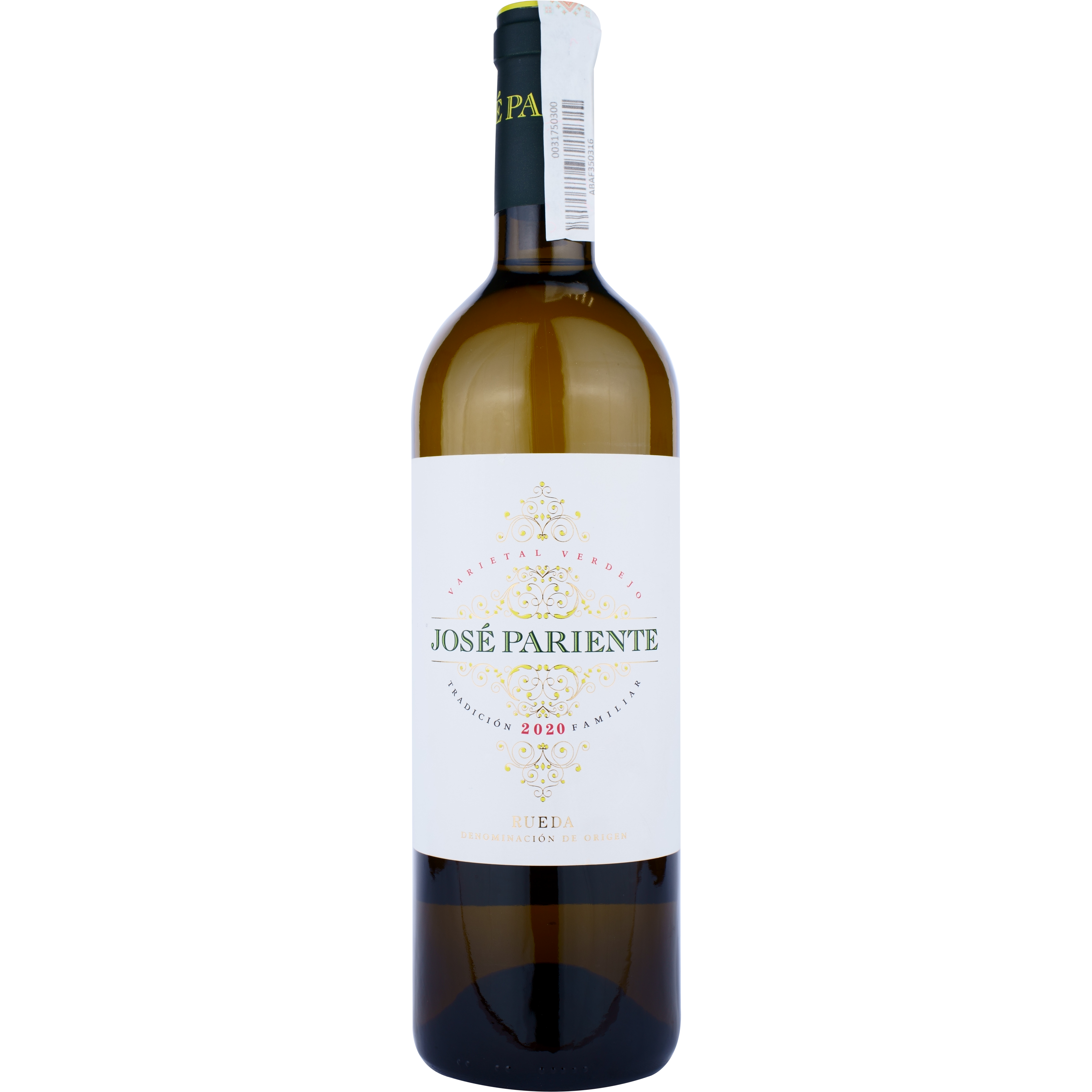 Вино Bodegas Jose Pariente Verdejo DO Rueda, белое, сухое, 13%, 0,75 л - фото 1