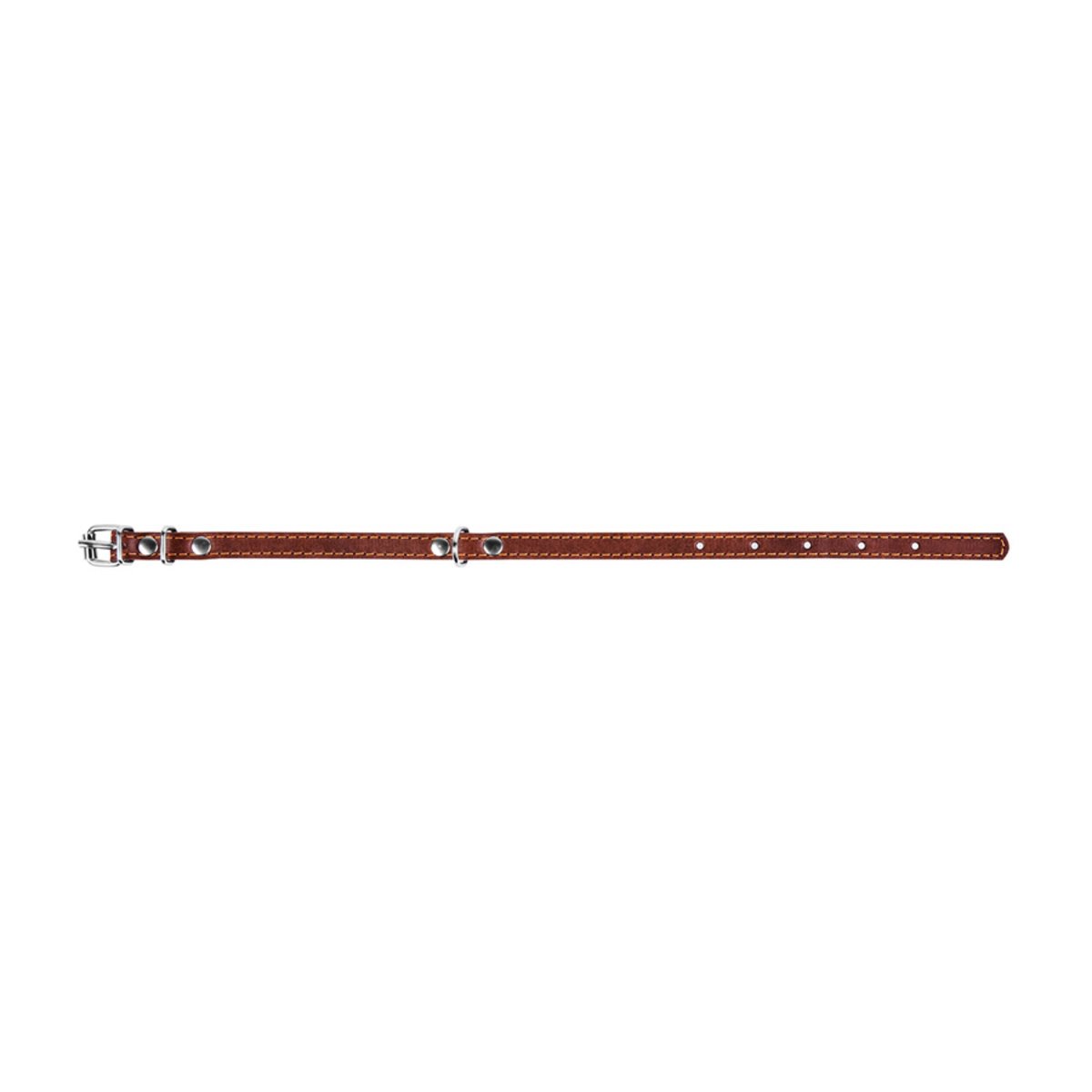 Нашийник Collar одинарний, 32-40х2 см, коричневий - фото 3