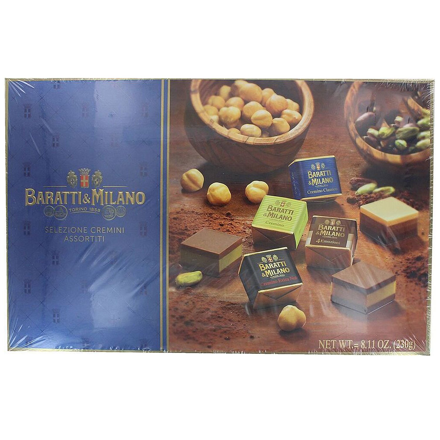 Конфеты шоколадные Baratti & Milano Cremini Assortiti 230 г - фото 1