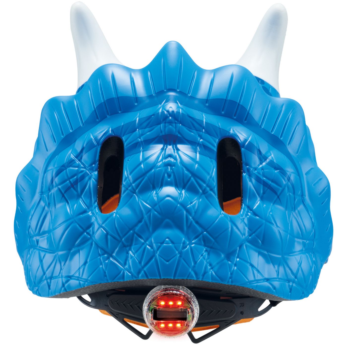 Шлем защитный детский Globber Fantasy Трицератоп 49-55 см с фонариком (605-100) - фото 7