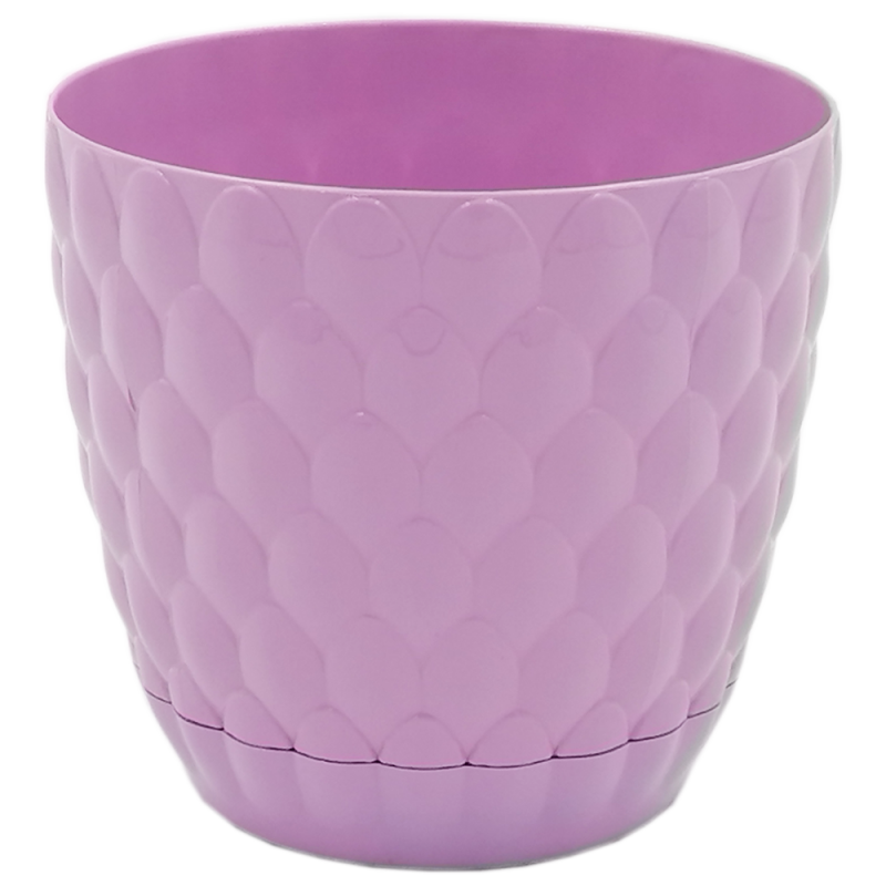 Горщик для квітів Alyaplastik Pinecone, 5.6 л, фіолетовий (ALY408purple) - фото 1