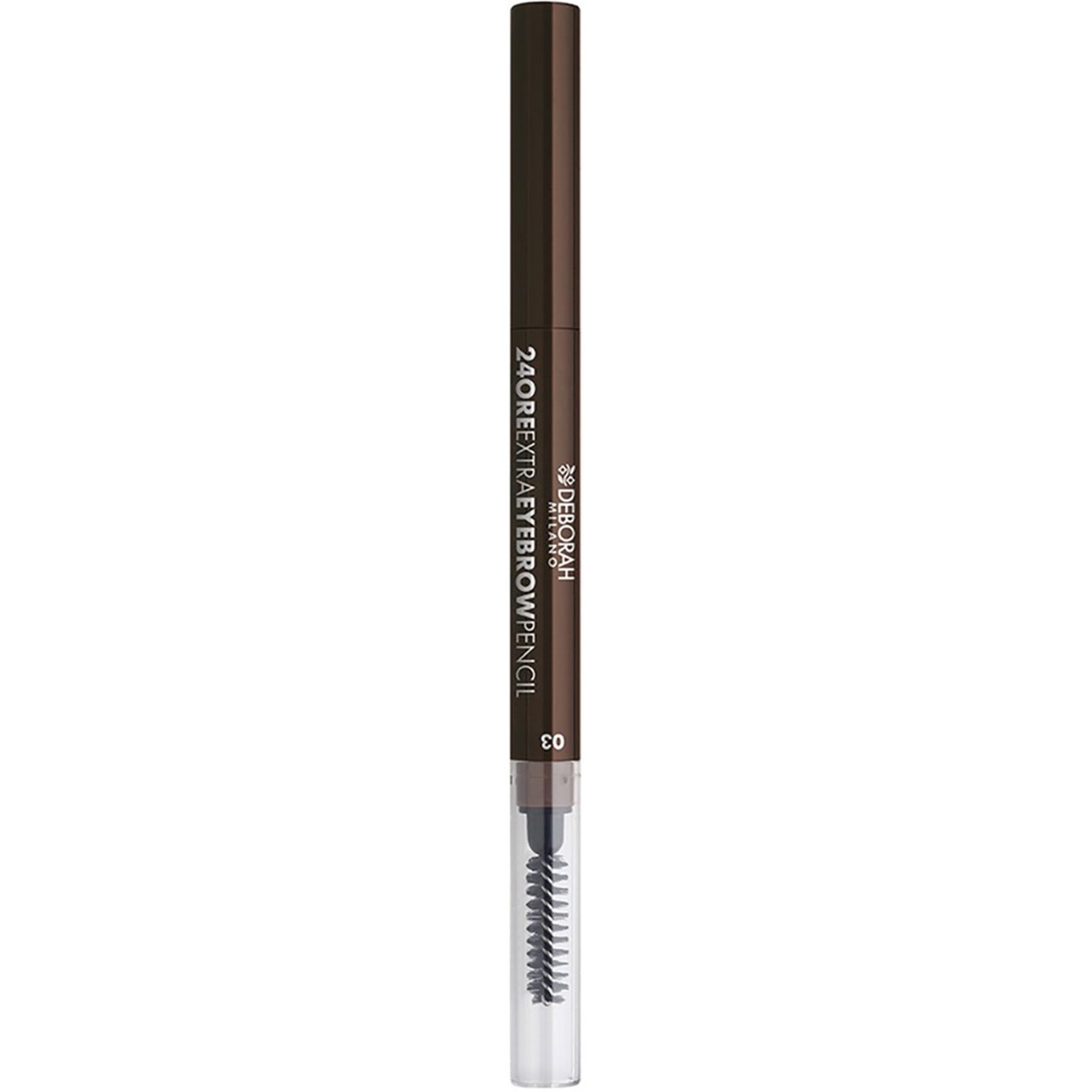 Карандаш для бровей Deborah 24ORE Micropencil оттенок 03 Dark brown 0.1 г - фото 1