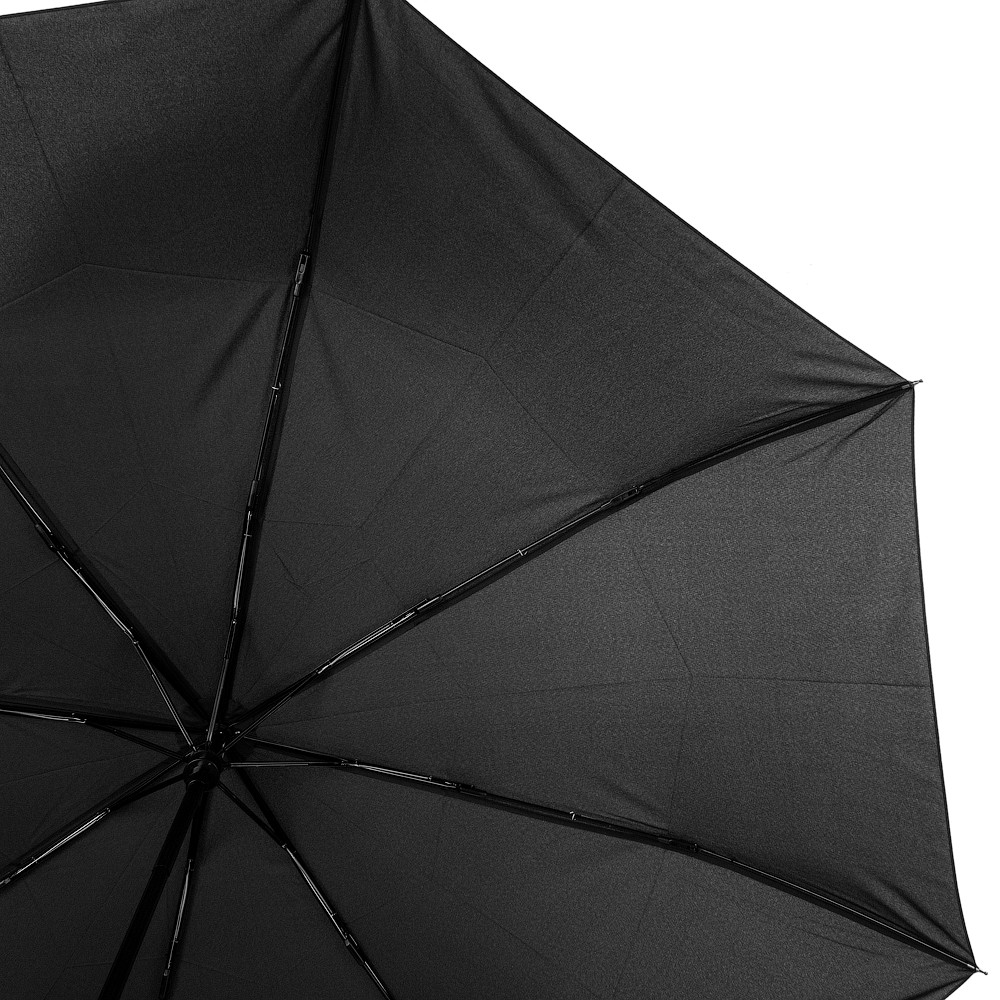 Мужской складной зонтик полный автомат Trust 123 см черный - фото 3