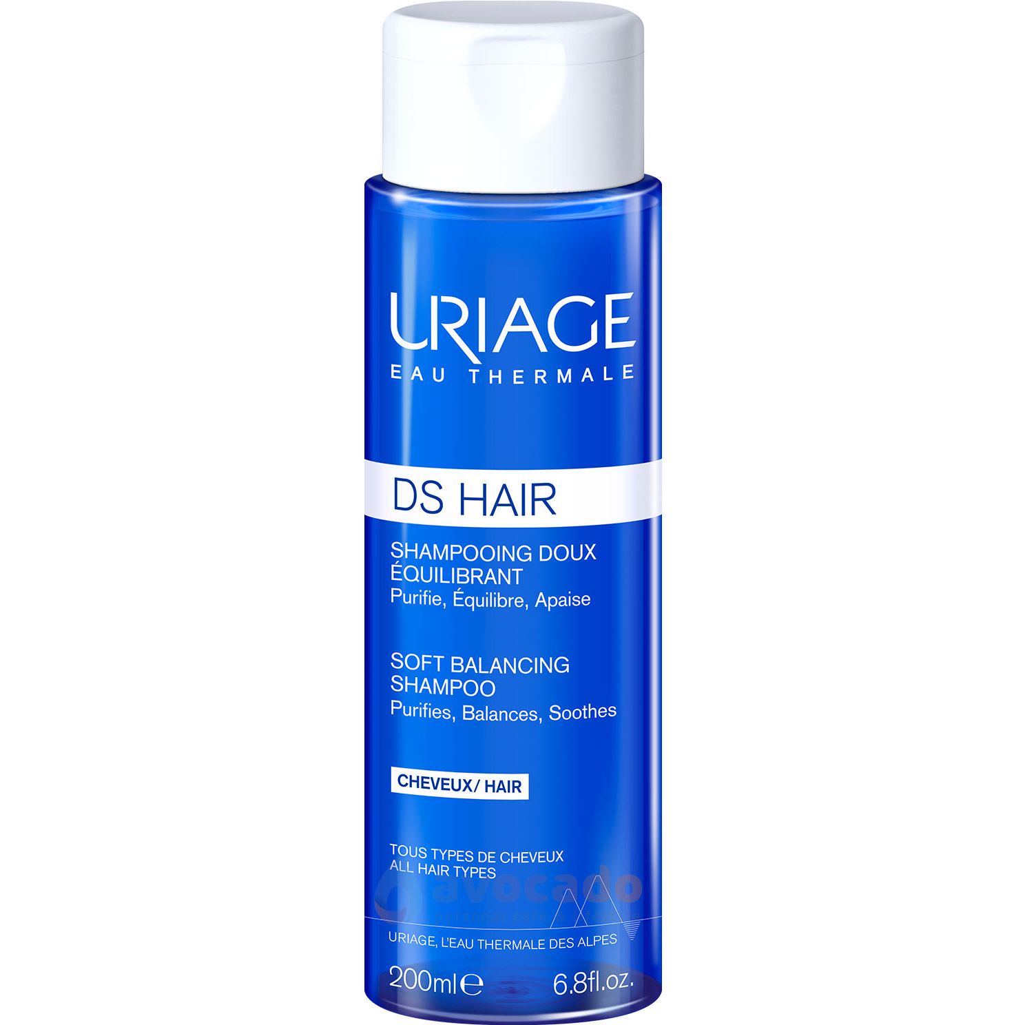 Шампунь мягкий балансирующий Uriage DS Hair Soft Balancing Shampoo, 200 мл - фото 1