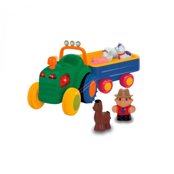 Іграшка на колесах Kiddieland Трактор фермера, укр. мова (024753) - фото 2