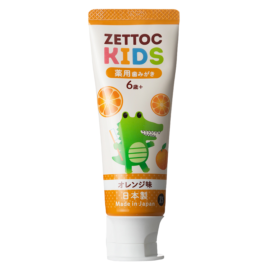 Дитяча зубна паста Zettoc Nippon Style Kids Orange, зі смаком апельсина, 60 г (4582118955312) - фото 2