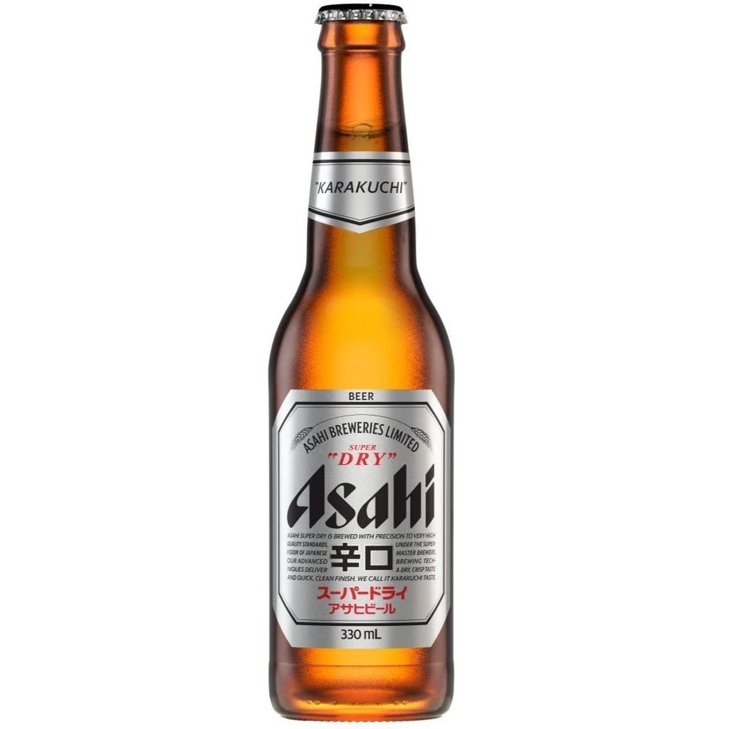 Пиво Asahi, светлое, 2,4%, 0,33 л - фото 1