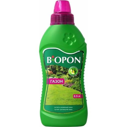Удобрение жидкое Biopon для газонов 500 мл - фото 1