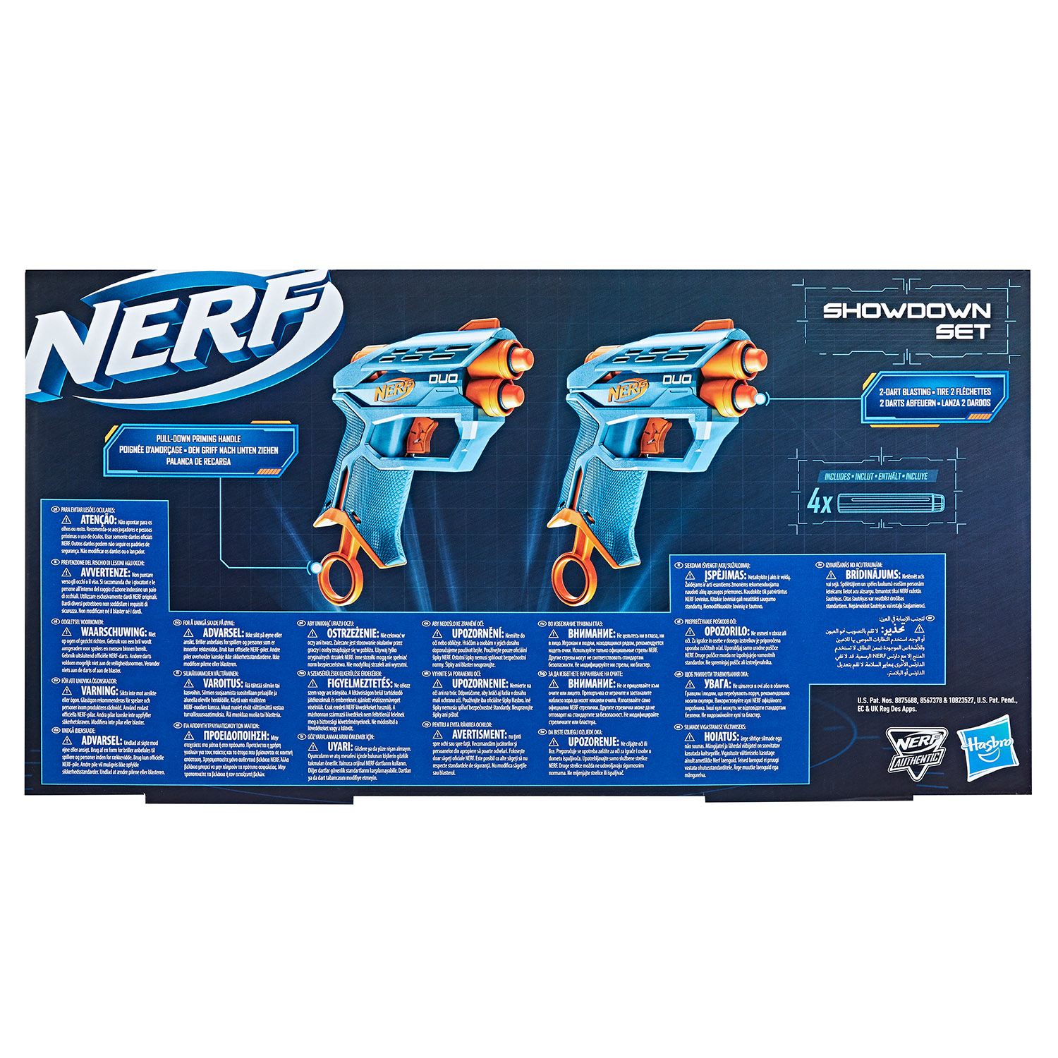 Набор бластеров Hasbro Nerf Elite 2.0 Showdown Set, с 4 стрелами, 2 шт. (F5027) - фото 3