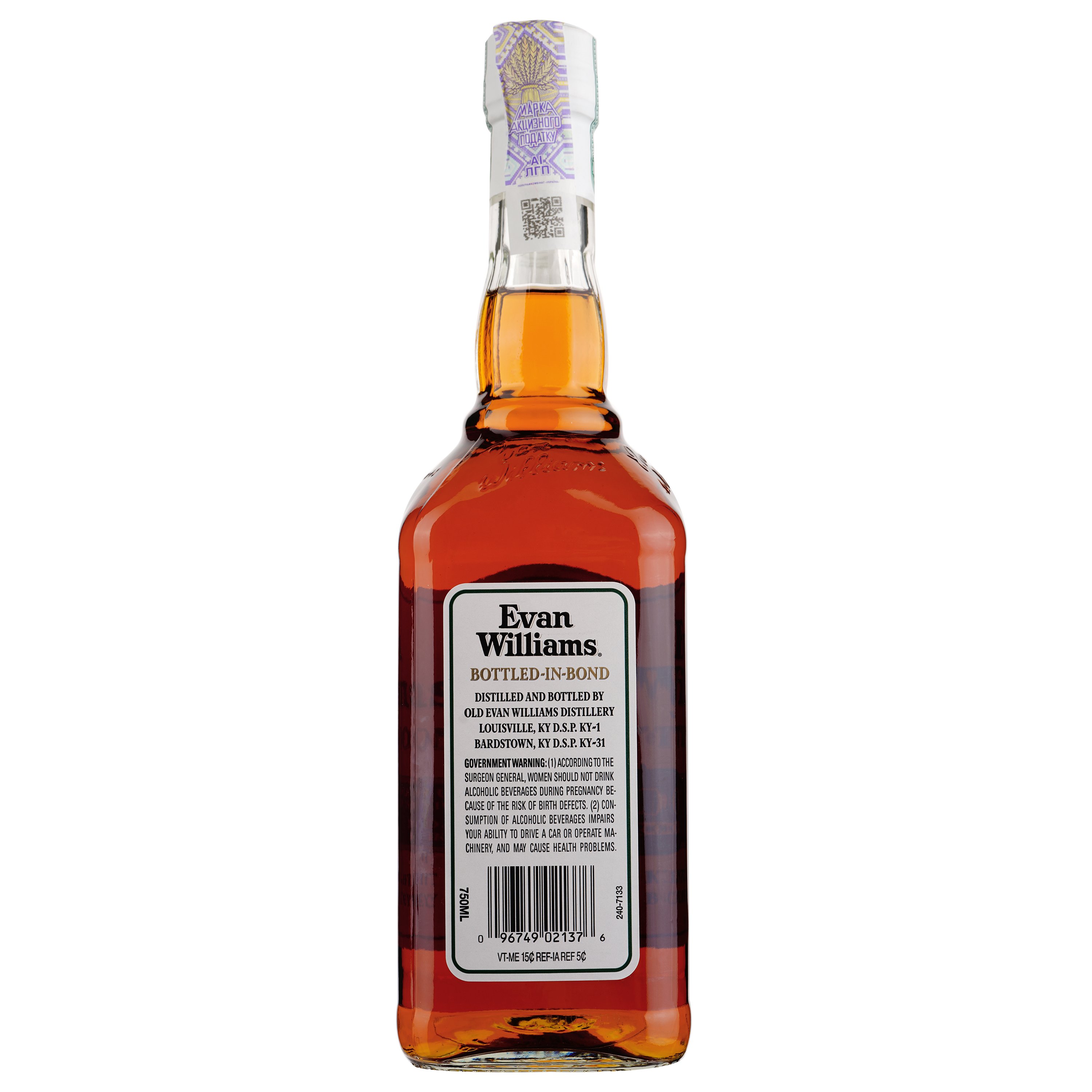 Виски Evan Williams Bottled in Bond 50% 0.75 л (886292) - фото 2