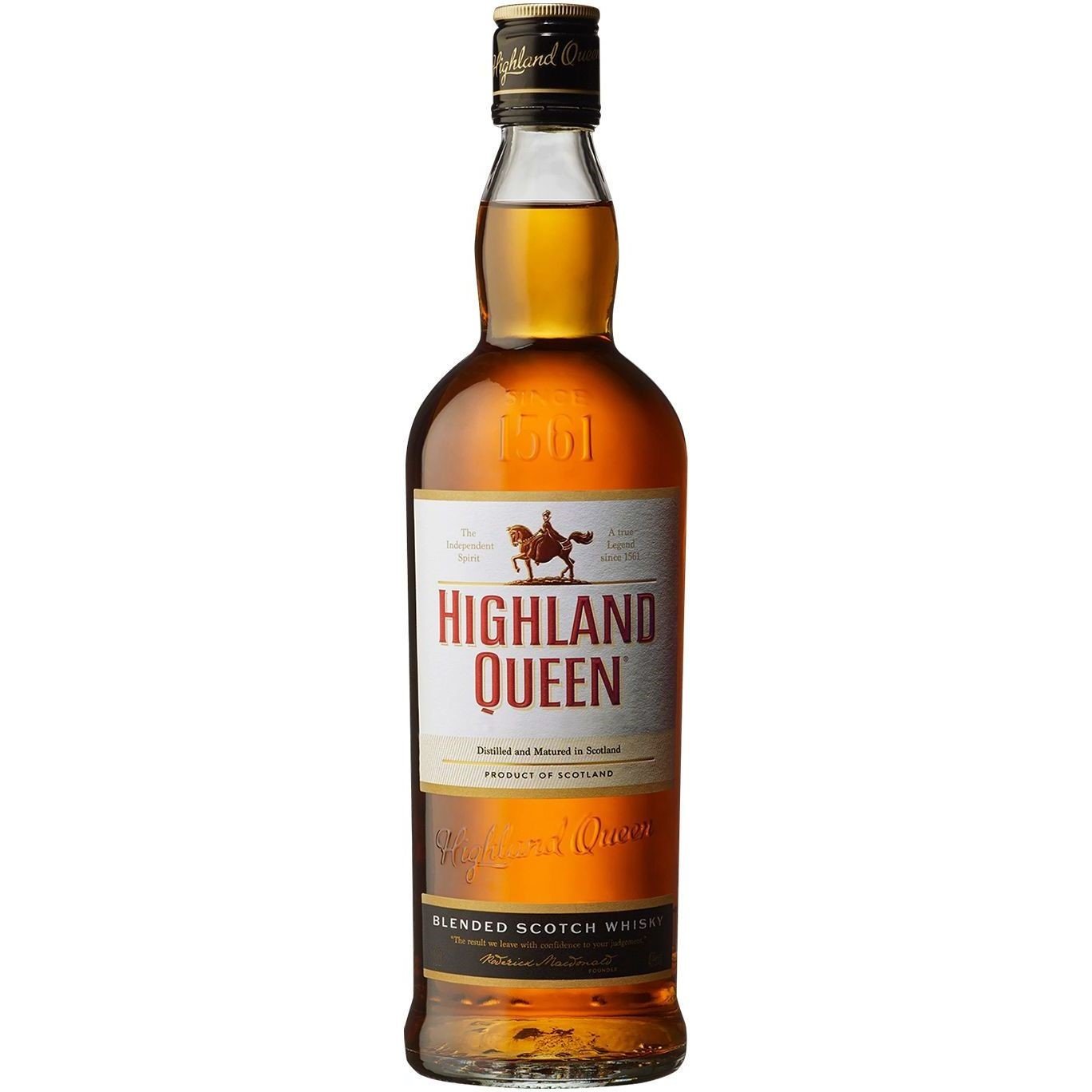 Виски Highland Queen Blended Scotch Whisky 40% 1 л - фото 1
