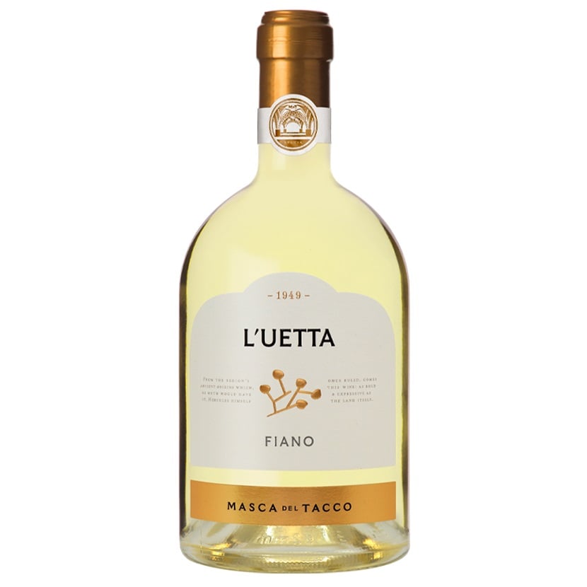 Вино Masca del Tacco L'Uetta Fiano Puglia IGP, біле, сухе, 13%, 0,75 л - фото 1
