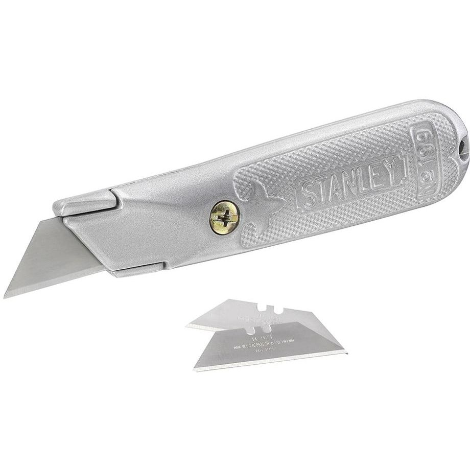 Нож Stanley 199 Classic с трапециевидным лезвием 19х140 мм (2-10-199) - фото 1