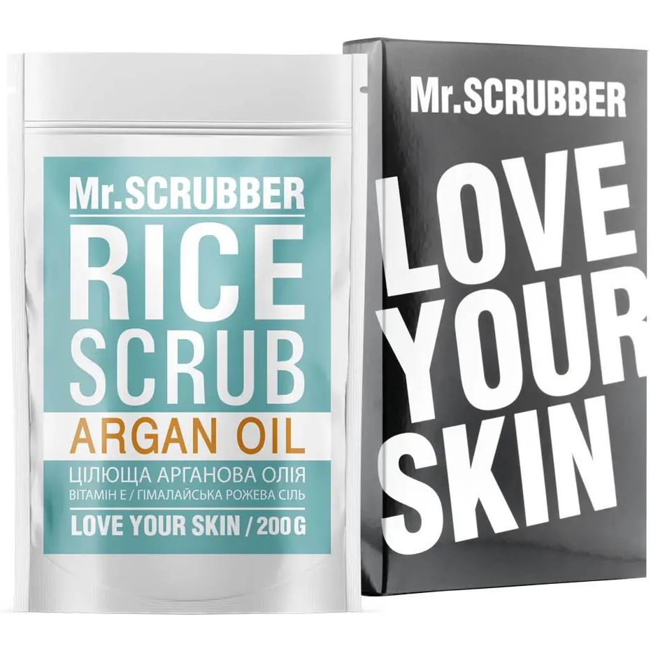 Рисовый скраб для тела Mr.Scrubber Argan Oil 200 г - фото 1