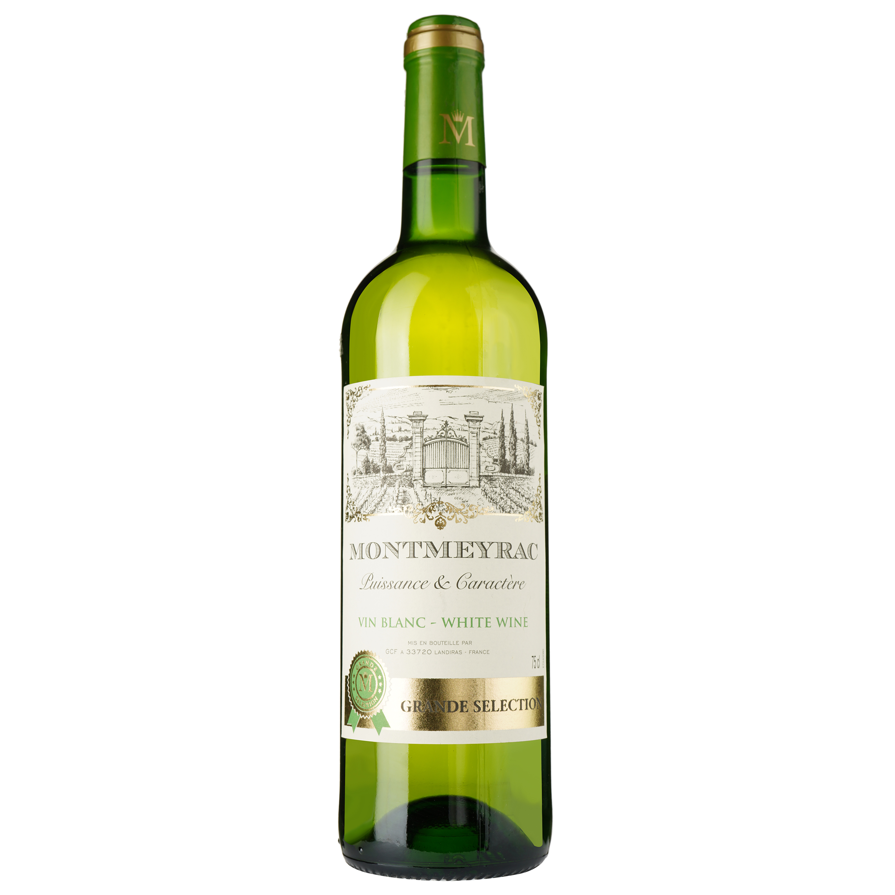 Вино Montmeyrac Blanc Sec, белое, сухое, 0,75 л (637666) - фото 1