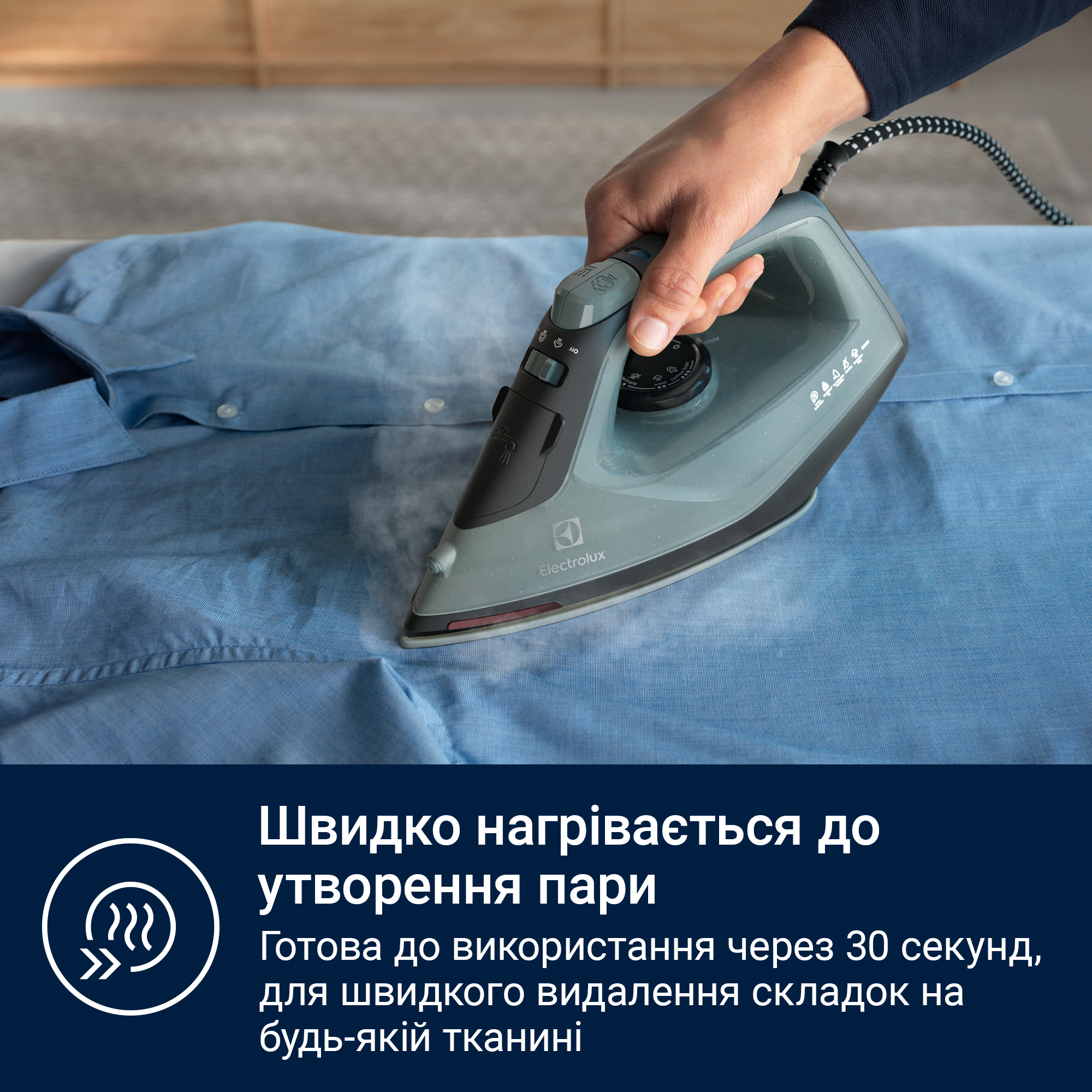 Утюг Electrolux Care 500 E5SI2-6OG черно-зеленый - фото 3