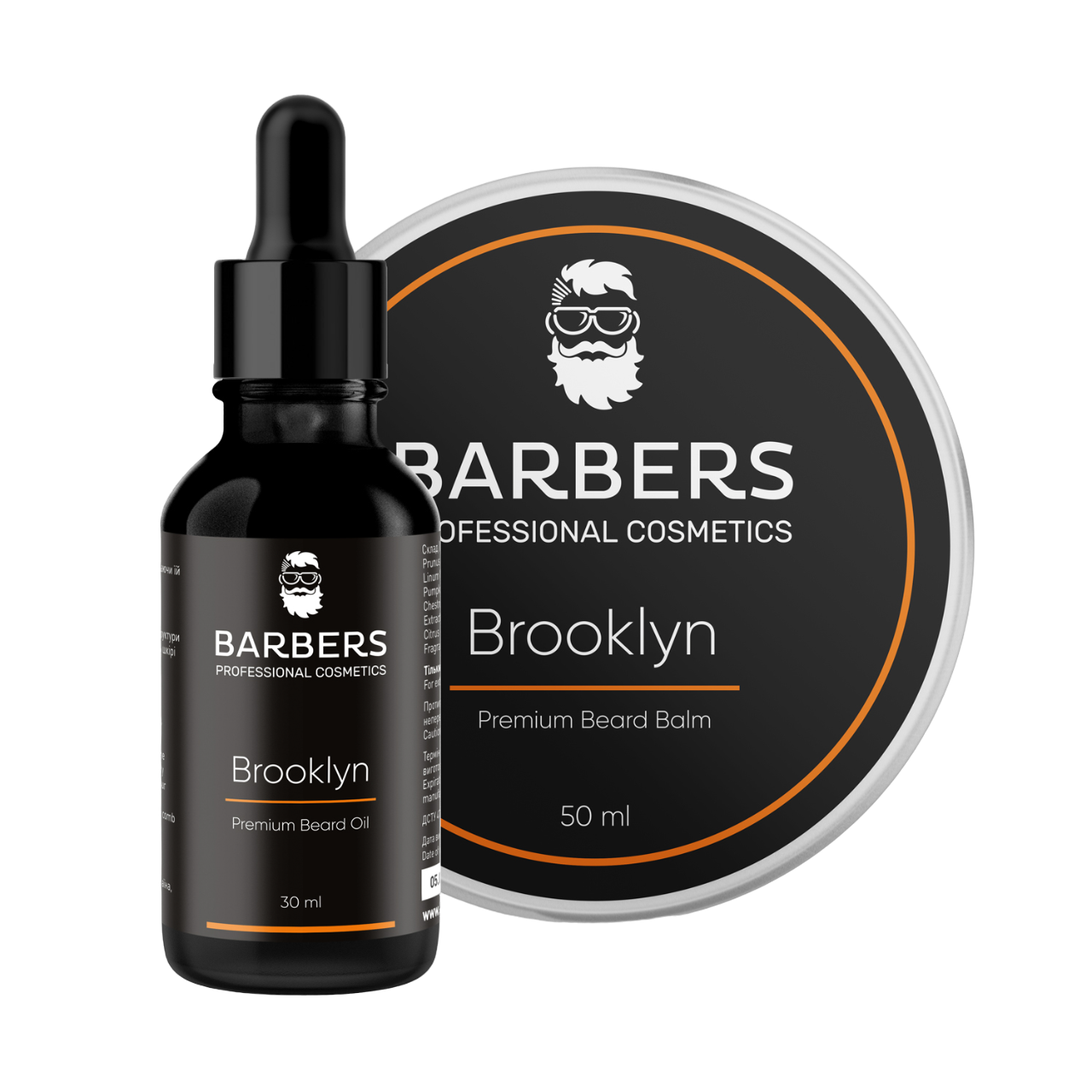 Набір для догляду за бородою Barbers Brooklyn 80 мл - фото 1
