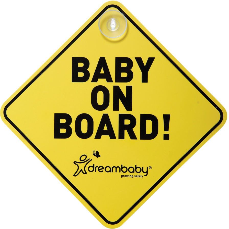 Знак DreamBaby Baby On Board, жовтий (F211) - фото 1