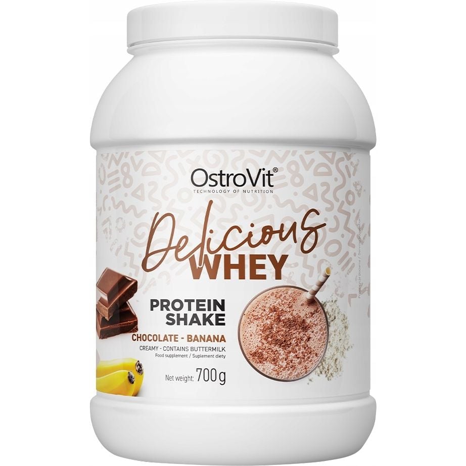 Протеїн OstroVit Delicious Whey Chocolate Banana 700 г - фото 1