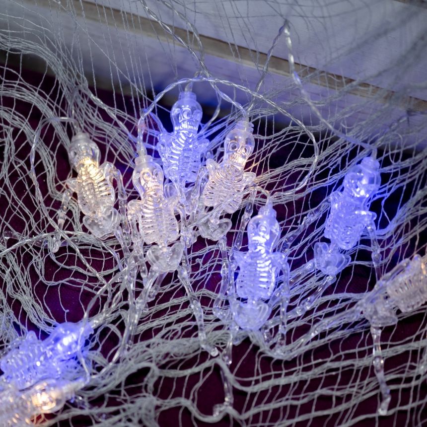 Гирлянда Yes! Fun Halloween Skeletons LED 11 фигурок, 2 м (801175) - фото 2