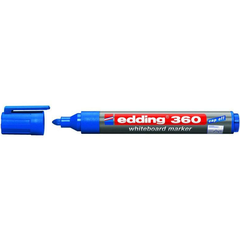 Маркер для досок Edding Board конусообразный 1.5-3 мм синий (e-360/03) - фото 1