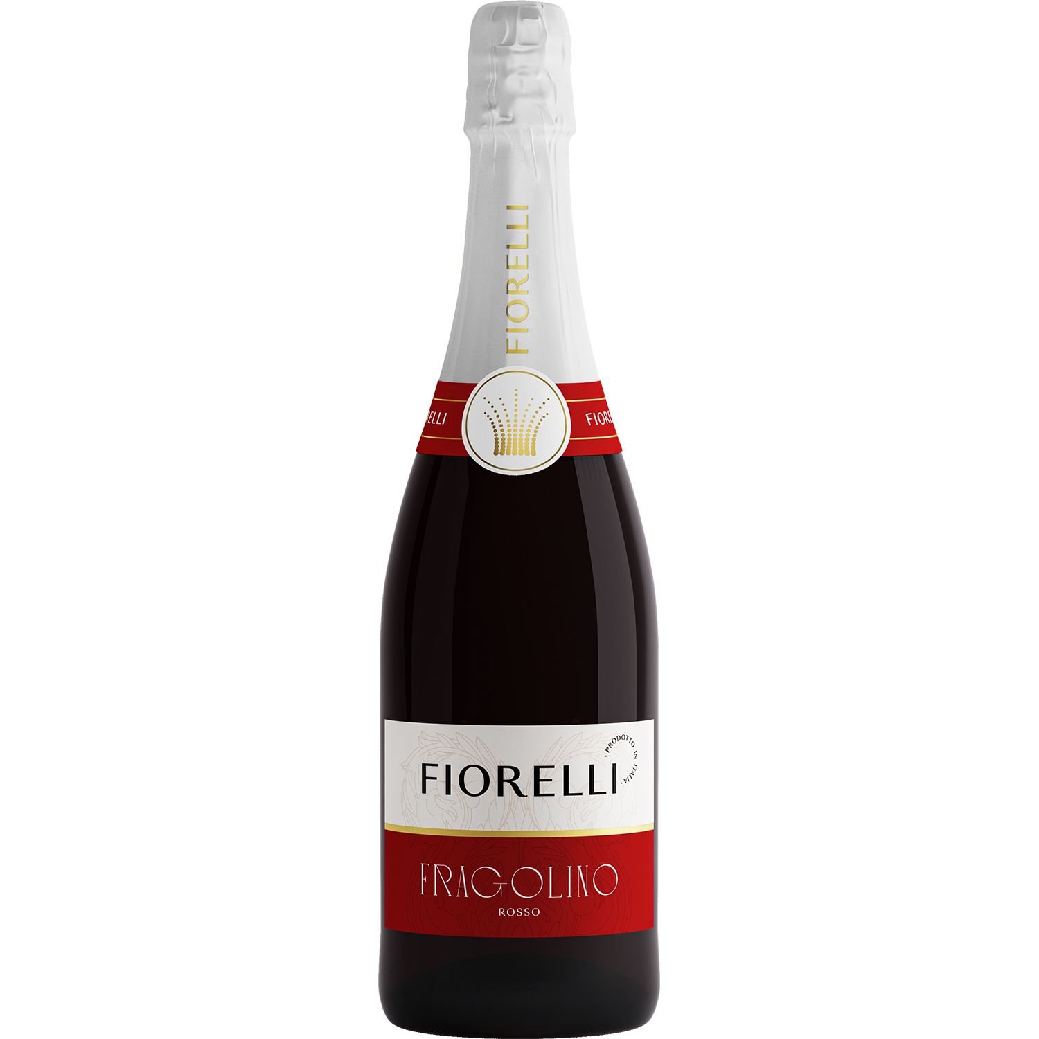 Напиток игристый Fiorelli Фраголино Россо, клубничный, сладкий, 7%, 0,75 л (716189) - фото 1
