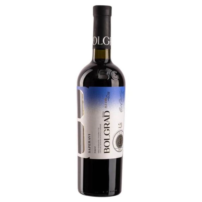 Вино Bolgrad Saperavi, червоне, сухе, 0,75 л - фото 1