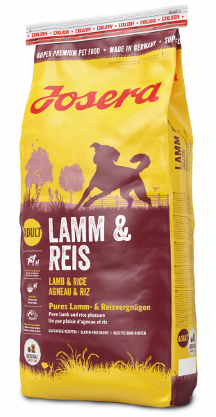 Сухой корм для собак с пониженной активностью Josera Lamm&Reis, с ягненком, 15 кг - фото 1