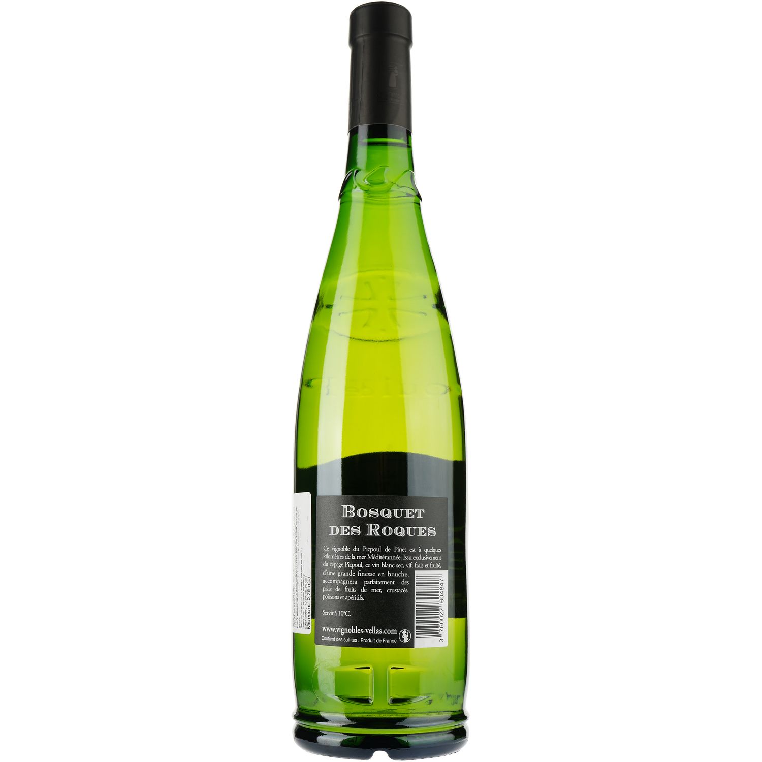 Вино Bosquet des Roques AOP Picpoul de Pinet, біле, сухе, 0,75 л - фото 2