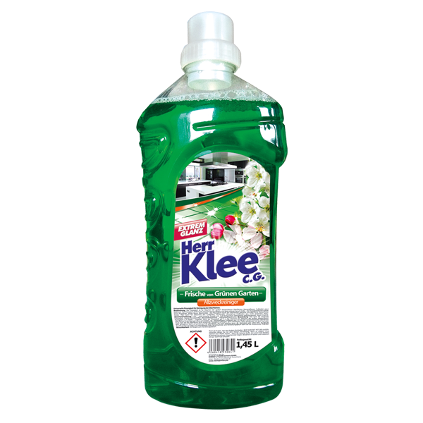 Універсальний засіб Herr Klee, для миття підлоги, свіжість зеленого саду, 1,45 л (040-7282) - фото 1