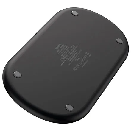 Беспроводное зарядное устройство Baseus Smart 3in1, черный (т28679) - фото 3