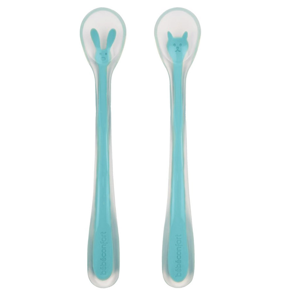 Ложечки Bebe Confort Silicone Spoons, голубые, 2 шт. (3105204300) - фото 1