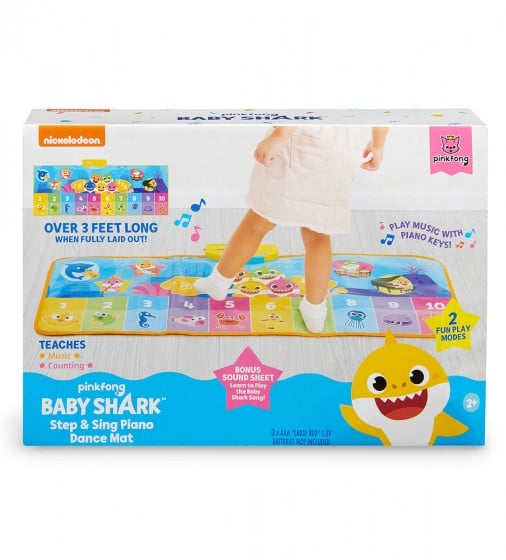 Музыкальный коврик-пианино Baby Shark Прыгай и пой, англиский язык (61357) - фото 8