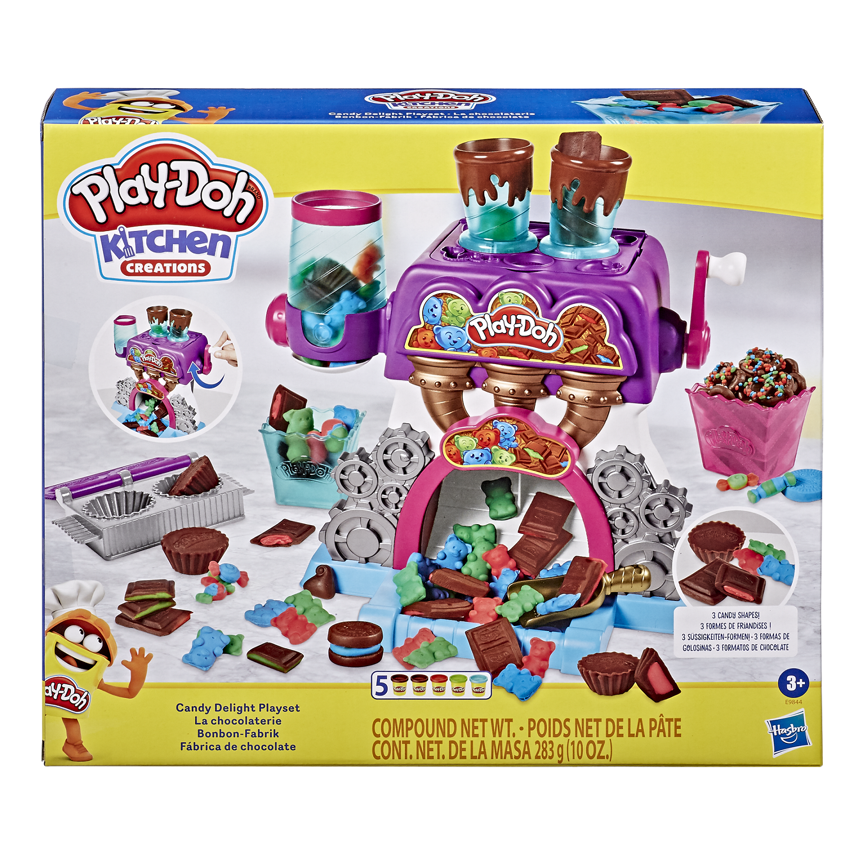Ігровий набір Hasbro Play-Doh Фабрика Цукерок (E9844) - фото 2
