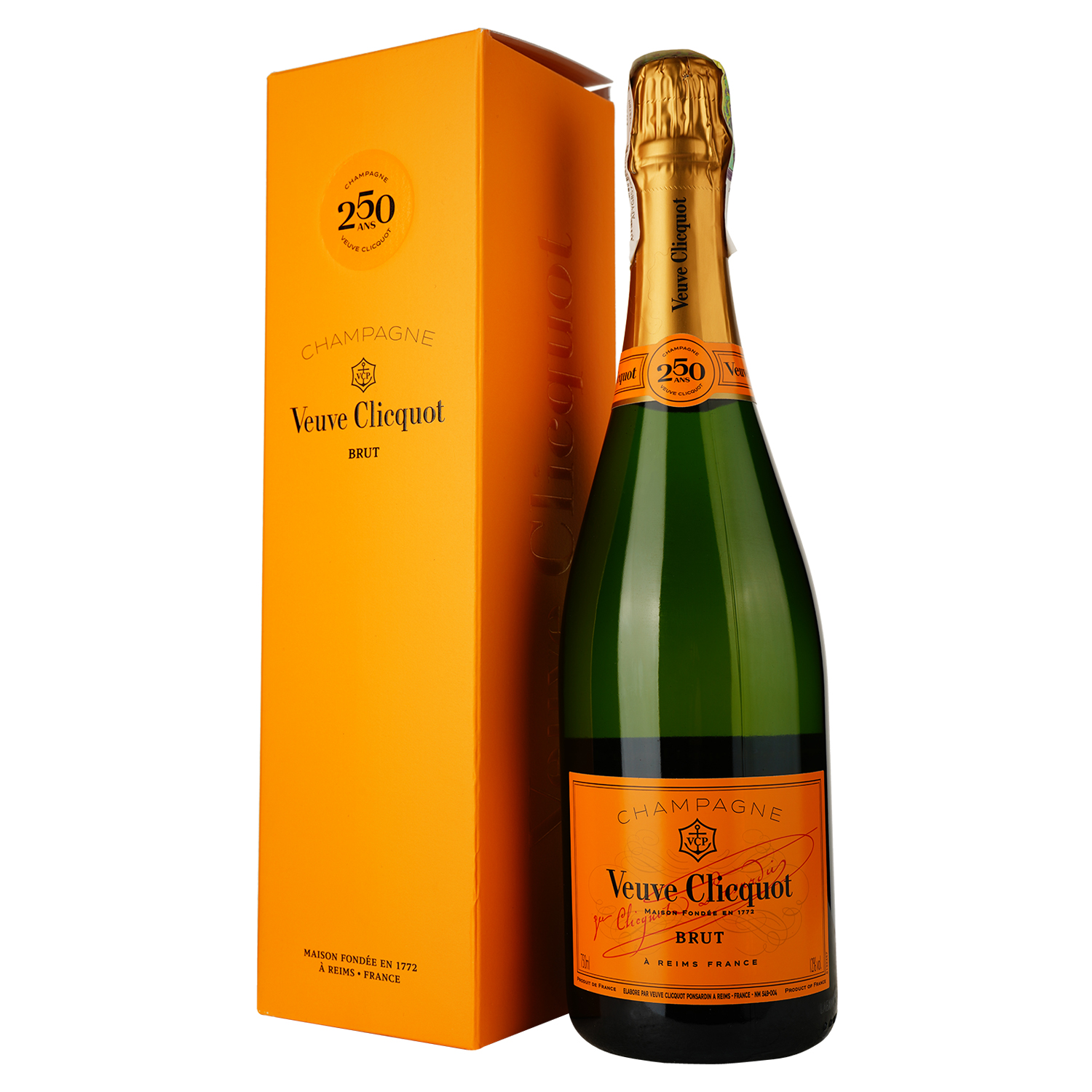 Шампанское Veuve Clicquot Brut AOP, белое, брют, 12%, 0,75 л (6143) - фото 1