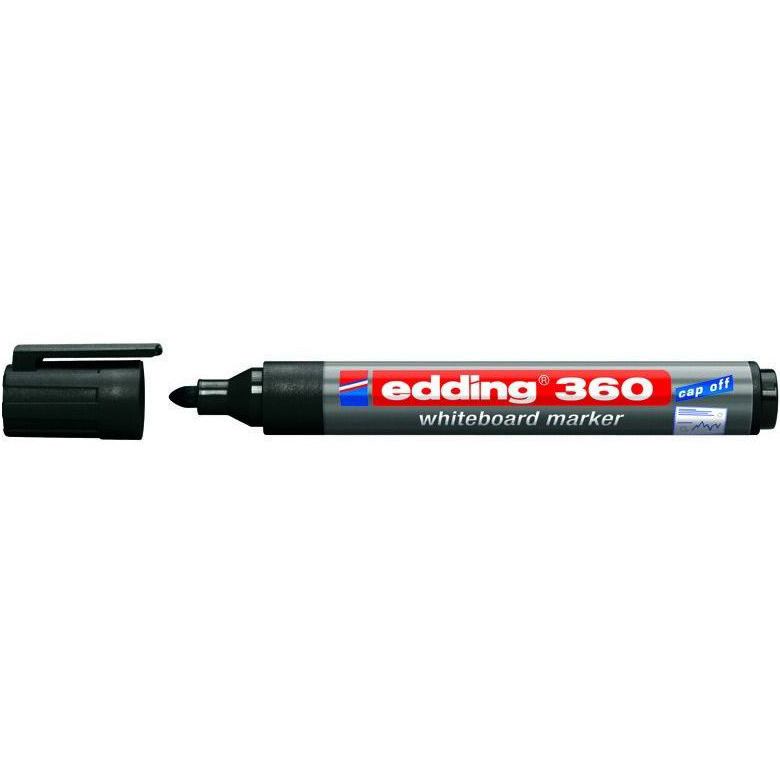 Маркер для дошок Edding Board конусоподібний 1.5-3 мм чорний (e-360/01) - фото 1