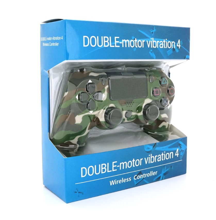 Геймпад джойстик Doubleshock Wireless PS4 Double Motor Vibration DualShock 4 Haki-Green - фото 5