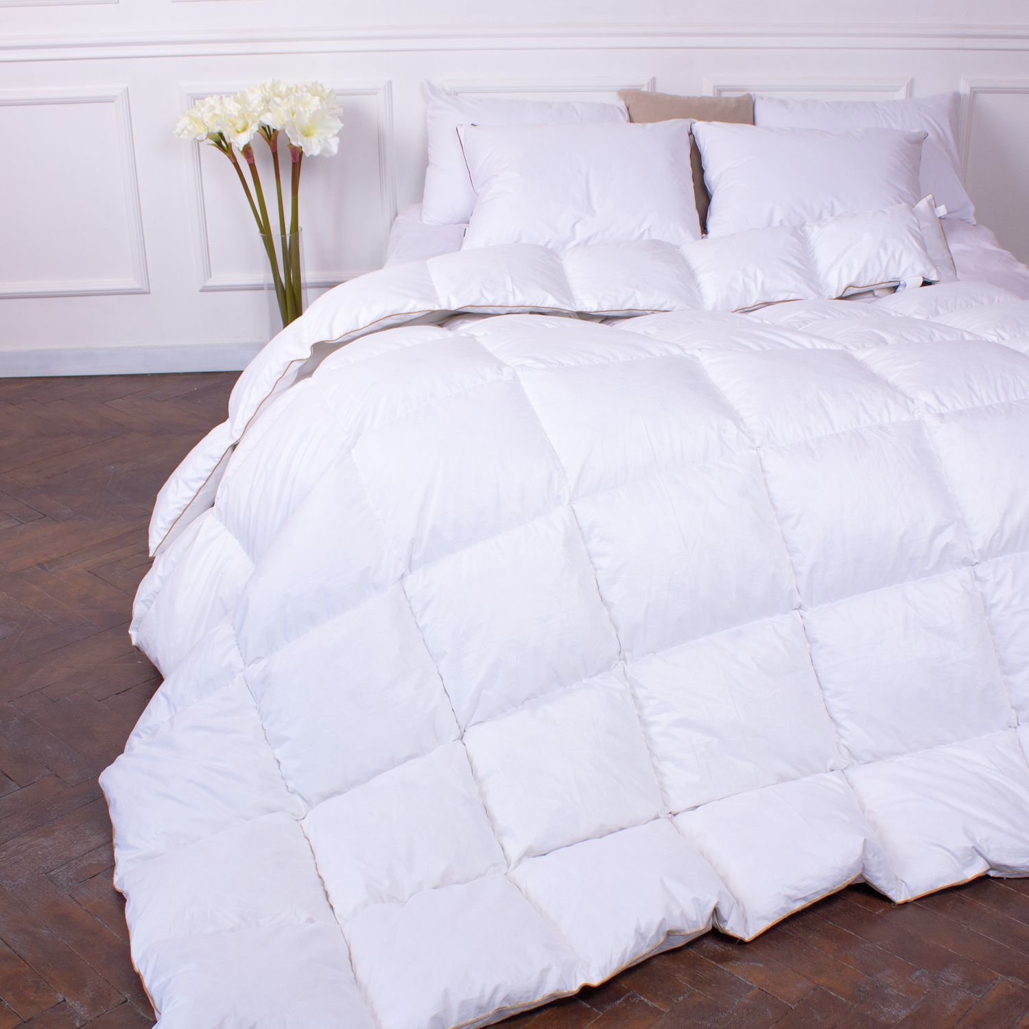 Одеяло пуховое MirSon Raffaello 061, 110х140 см, белое (2200000074980) - фото 1