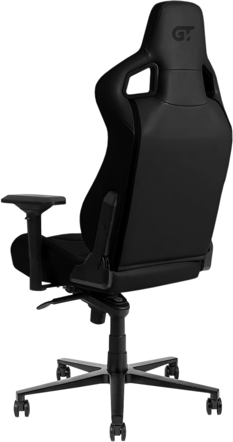 Геймерское кресло GT Racer черное (X-8005 Black) - фото 4