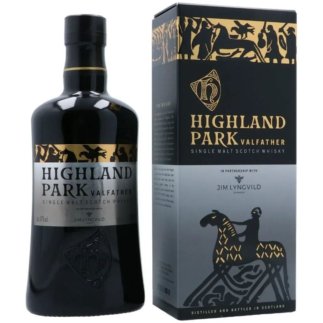 Виски Highland Park Valfather Single Malt Scotch Whisky 47% 0.7 л, в подарочной упаковке - фото 1