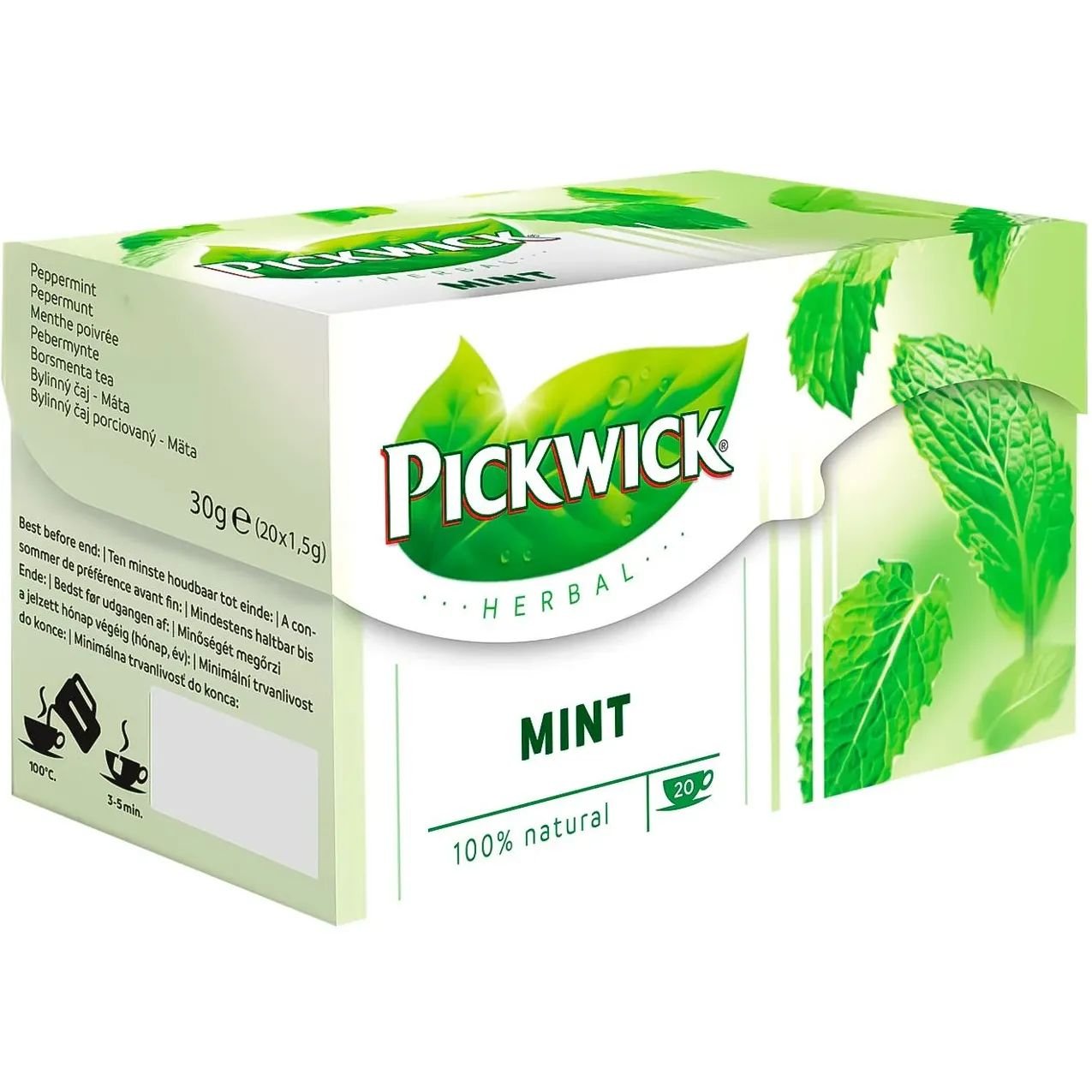 Чай м'ятний Pickwick, 30 г (20 шт. х 1.5 г) (907479) - фото 1