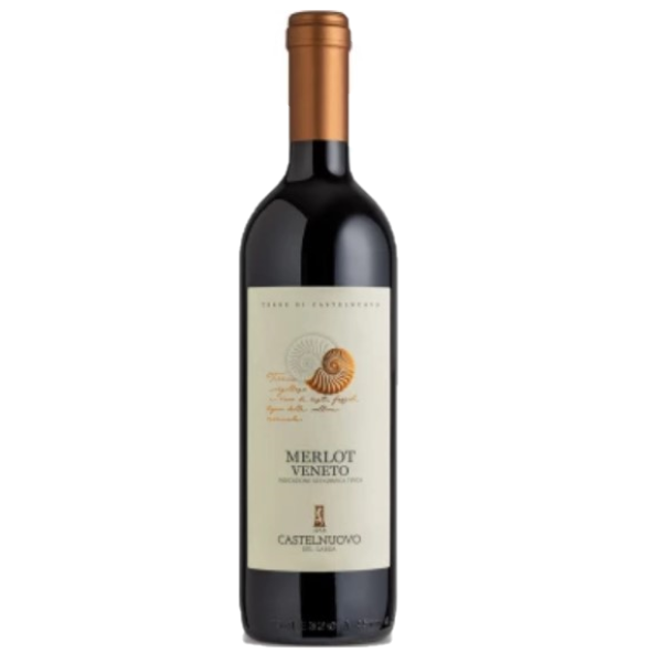 Вино Cantina Castelnuovo del Garda Merlot, 12%, 1,5 л - фото 1