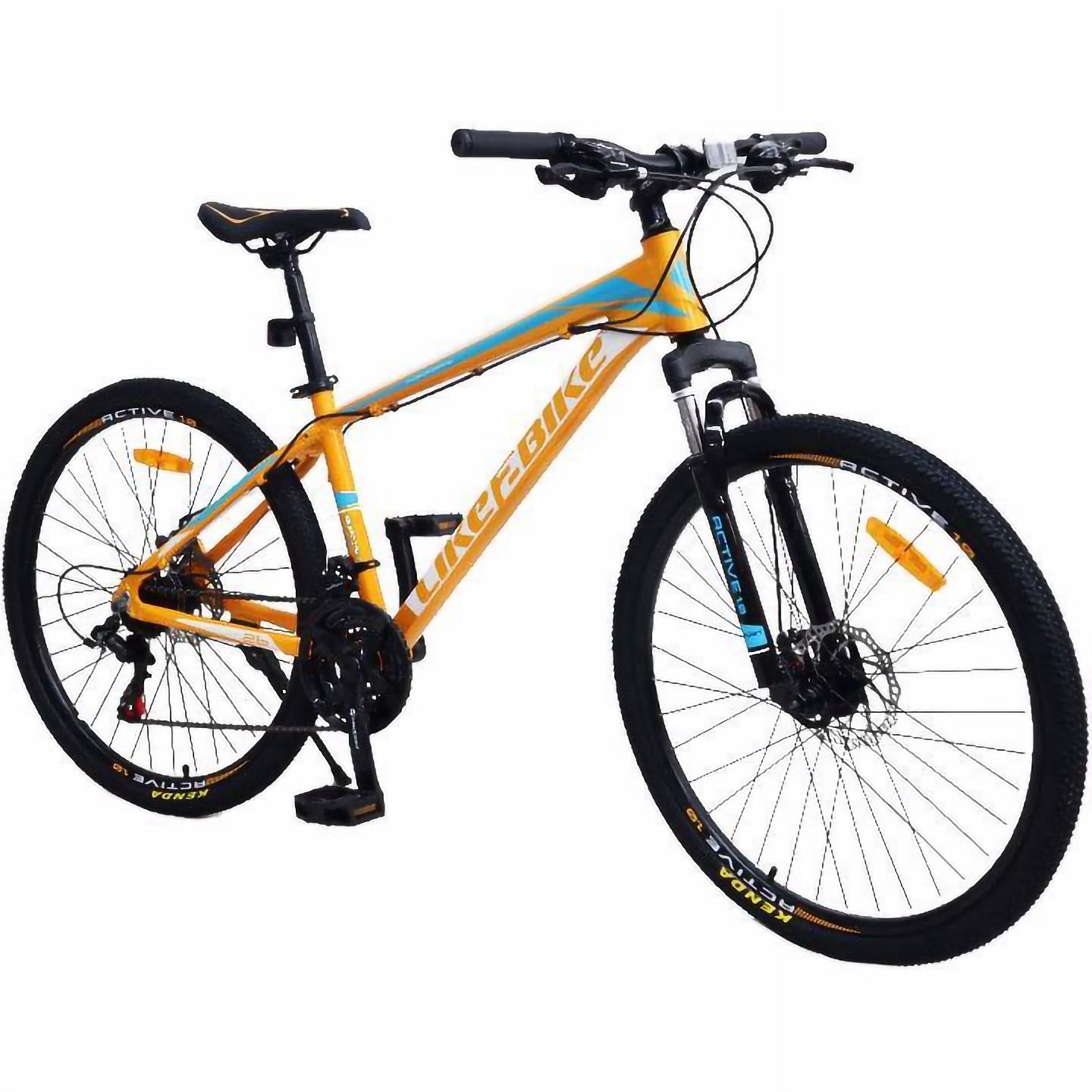Велосипед 2-х колесный Like2Bike 26 дюймов оранжевый 200390 - фото 1