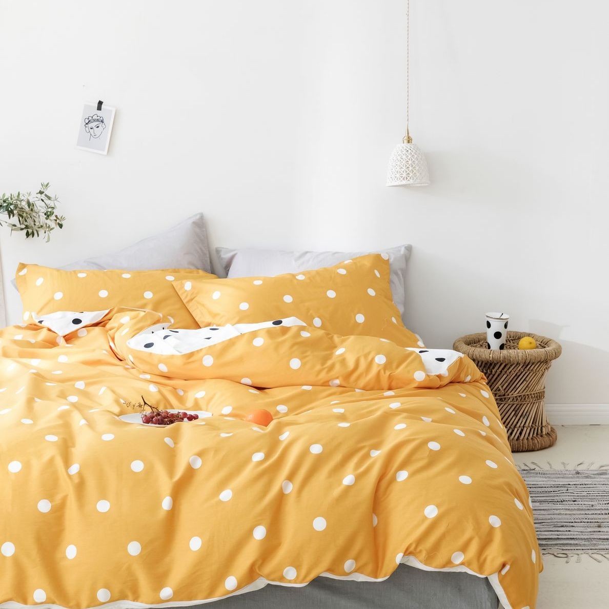 Комплект постельного белья Love You XC 9056, сатин, полуторный, разноцветный (31056) - фото 1