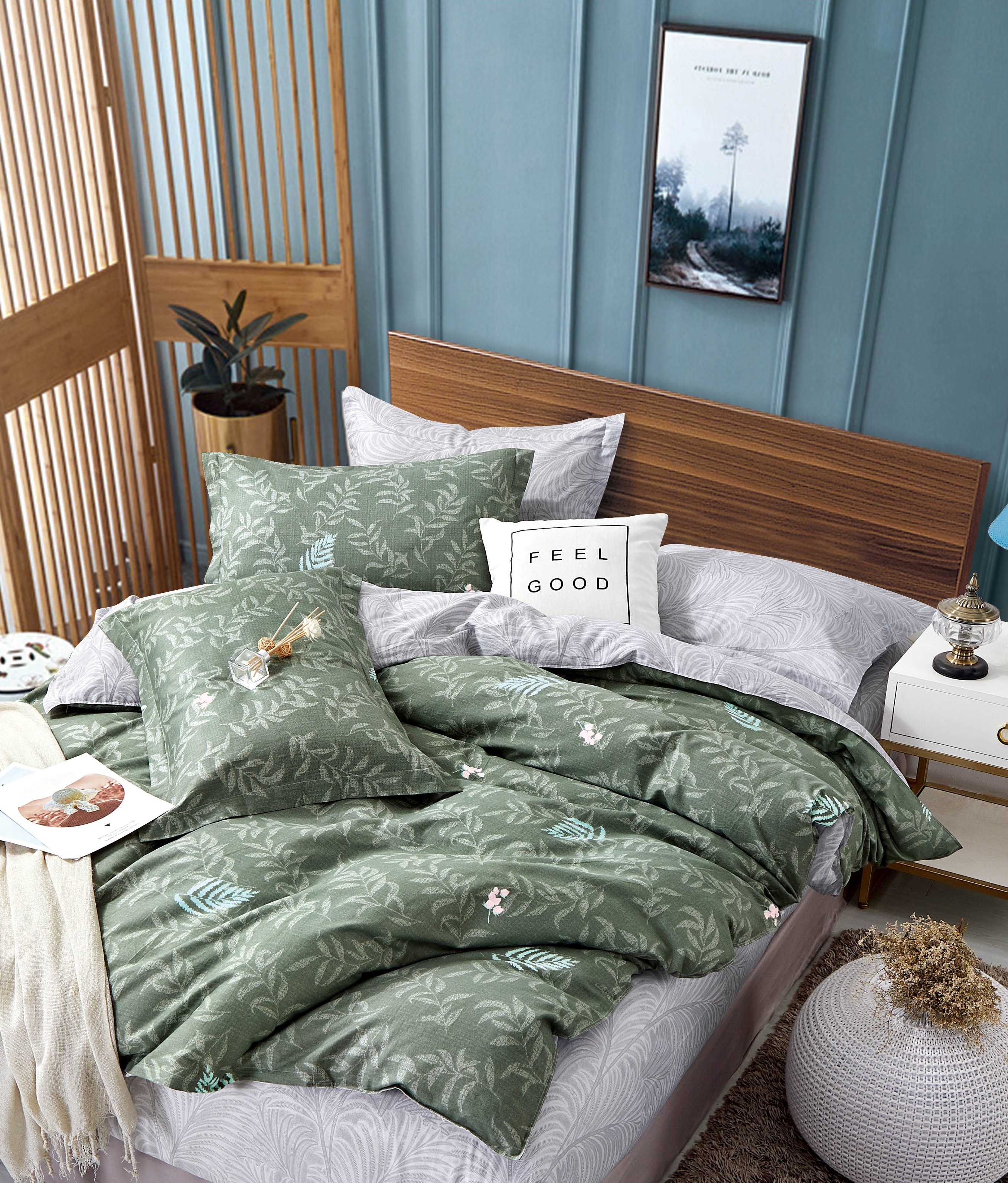 Комплект постельного белья Ecotton, твил-сатин, двуспальный, 210х175 см (22256) - фото 1