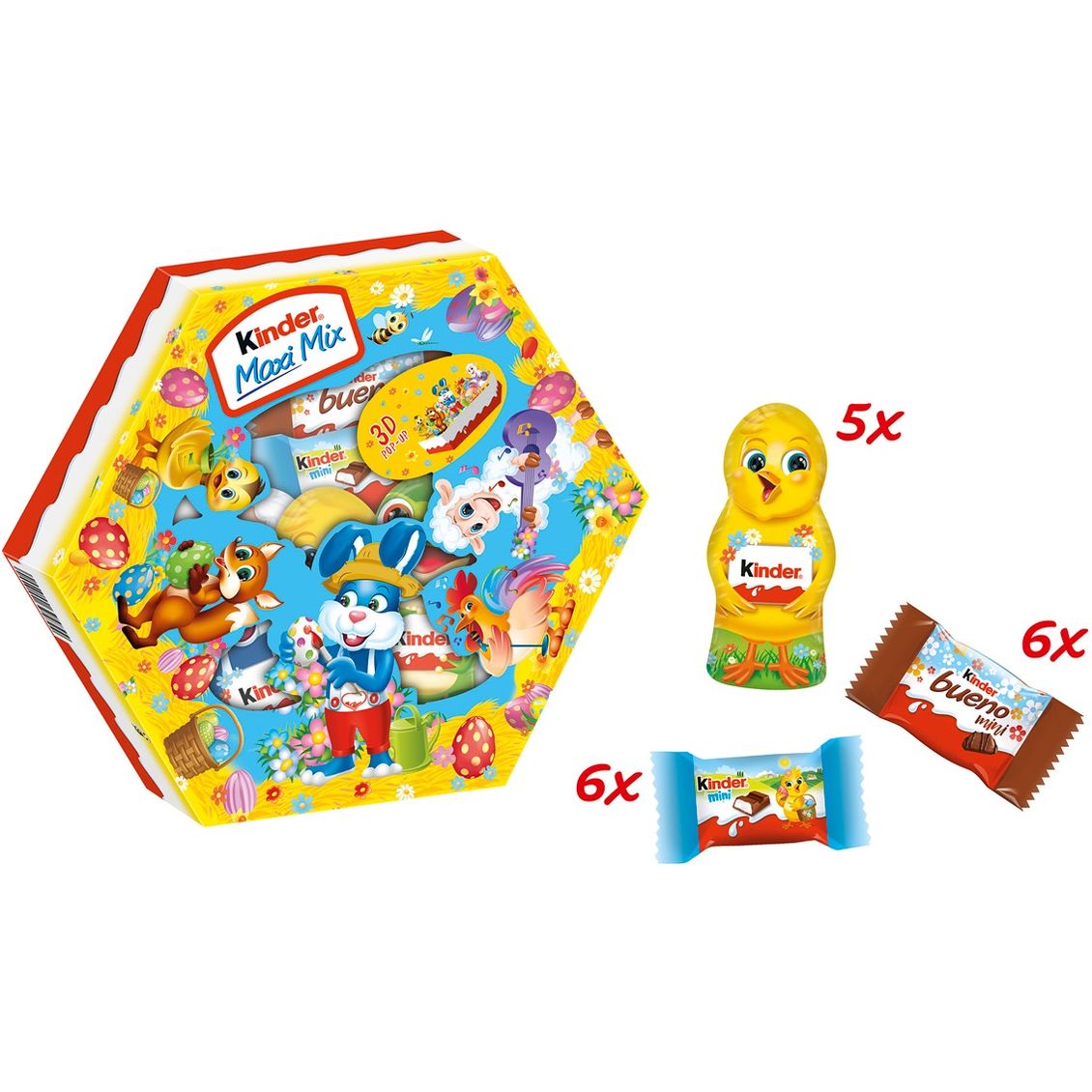 Набір цукерок Kinder Maxi Mix Easter 143 г - фото 3