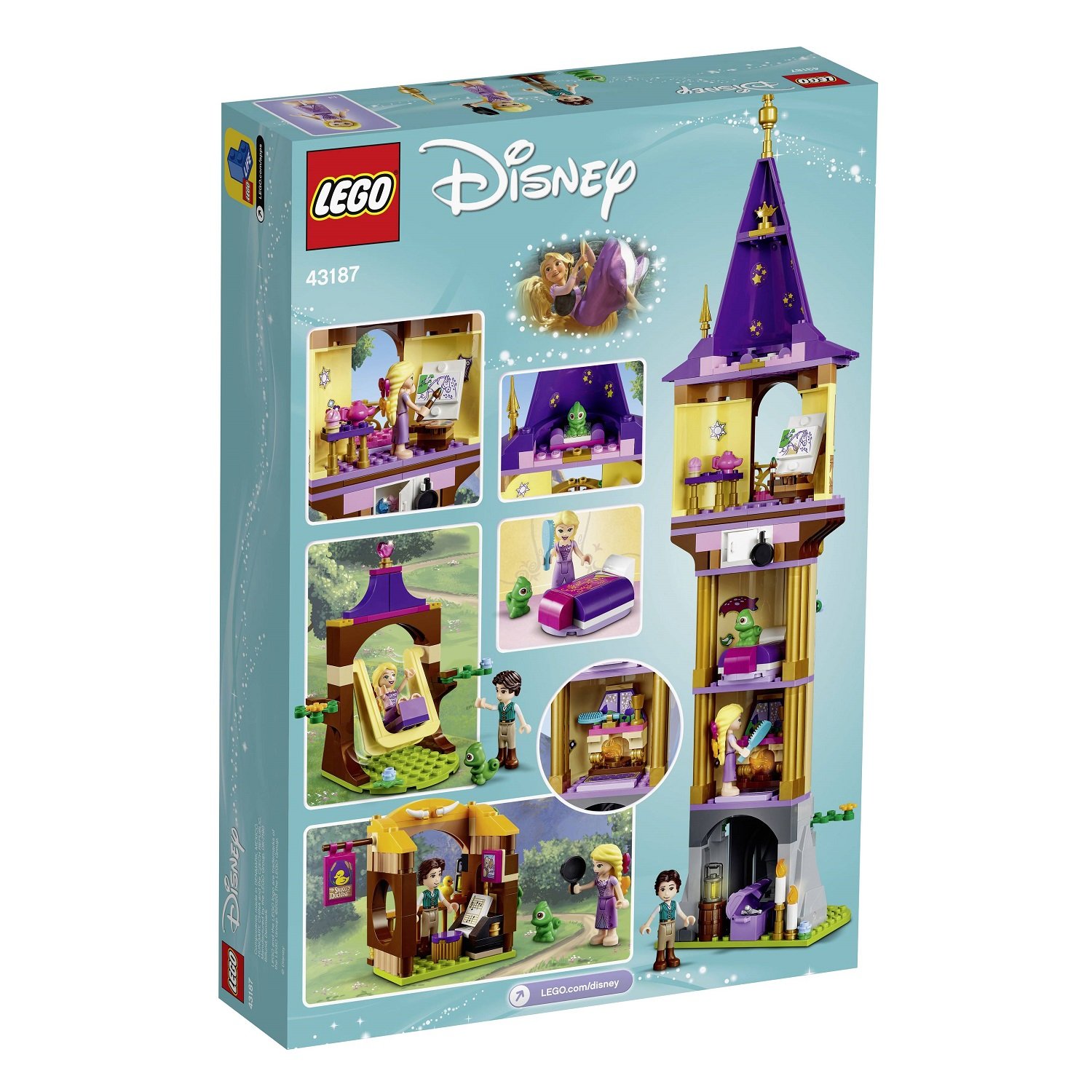 Конструктор LEGO Disney Princess Вежа Рапунцель 369 деталей (43187) - фото 2