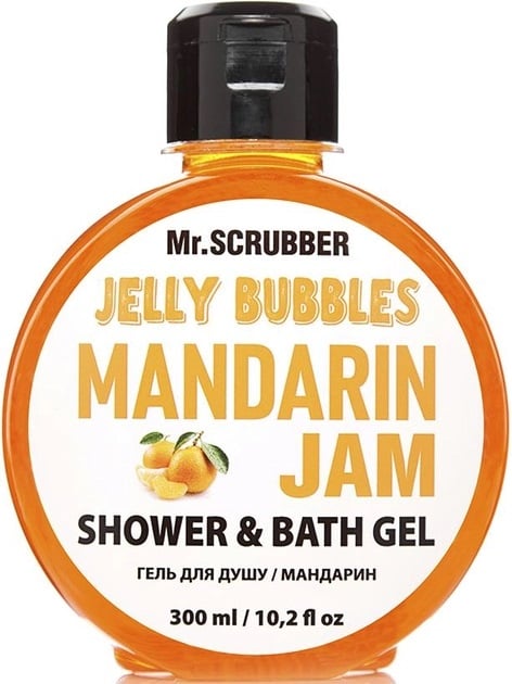 Подарунковий набір Mr.Scrubber Mandarin: Цукровий скраб, 300 г + Гель для душу, 300 мл + Мочалка Хмаринка - фото 2