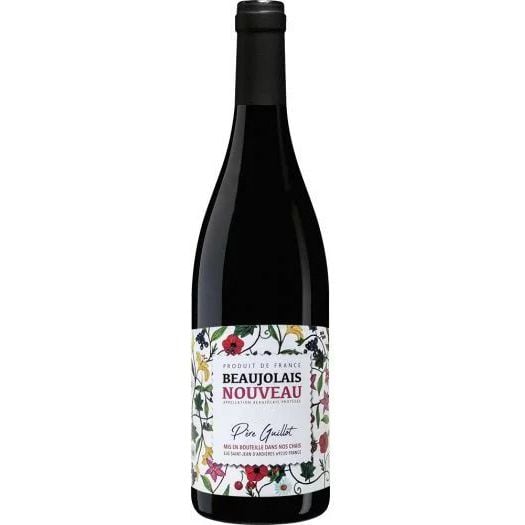 Вино Pere Guillot Beaujolais Nouveau АОР, червоне, сухе, 0,75 л - фото 1