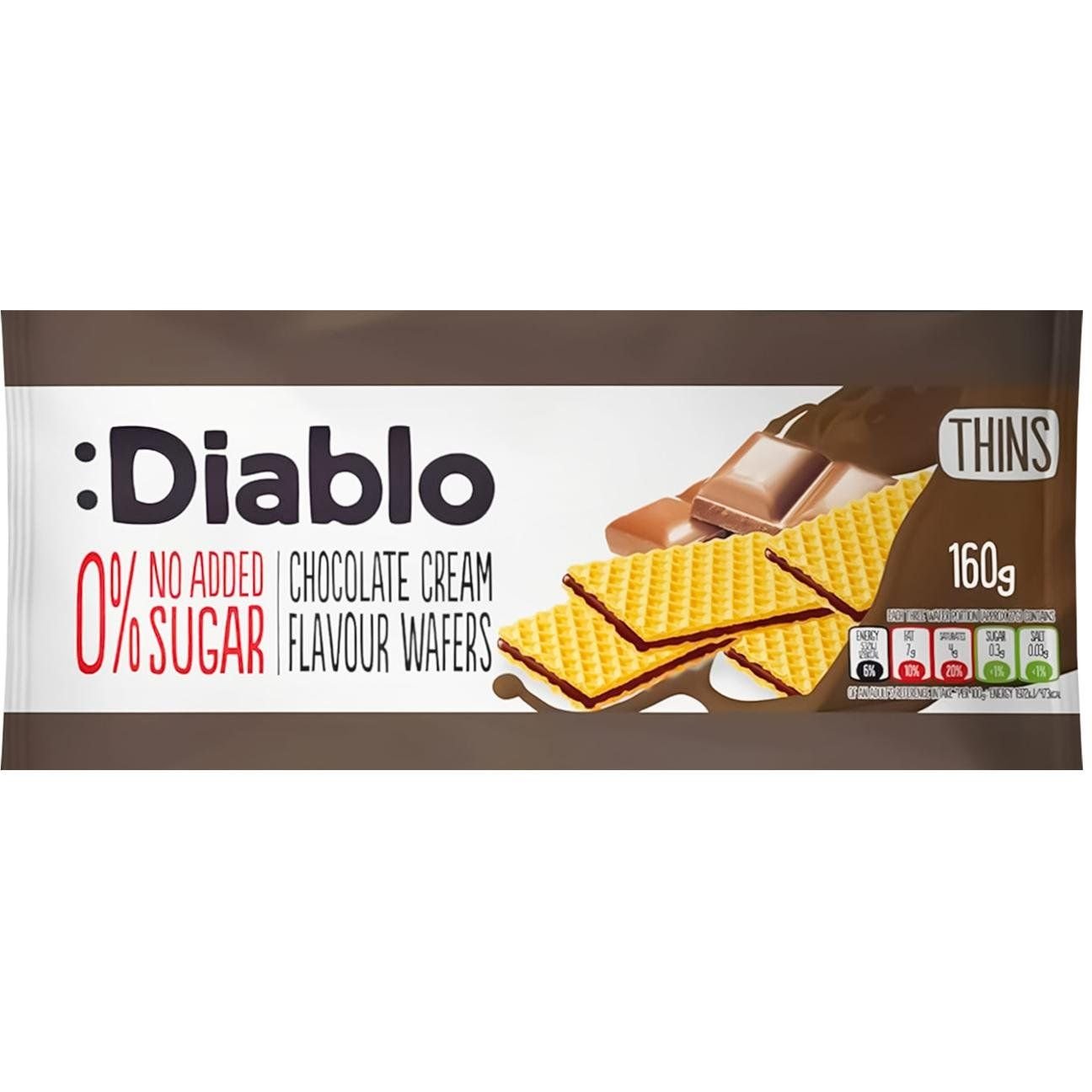 Вафли Diablo с шоколадом 160 г - фото 1